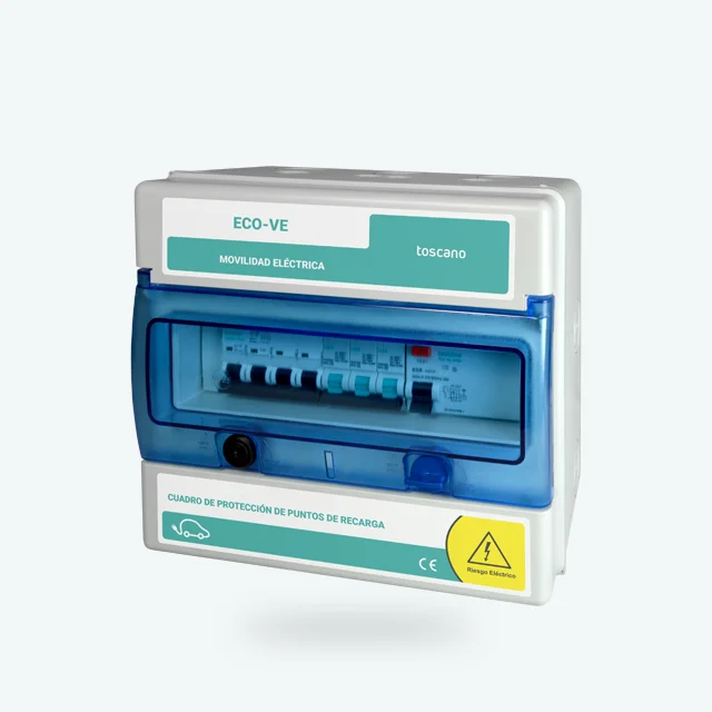 Cuadro Eléctrico Para Puntos De Recarga Monofásico De 32a